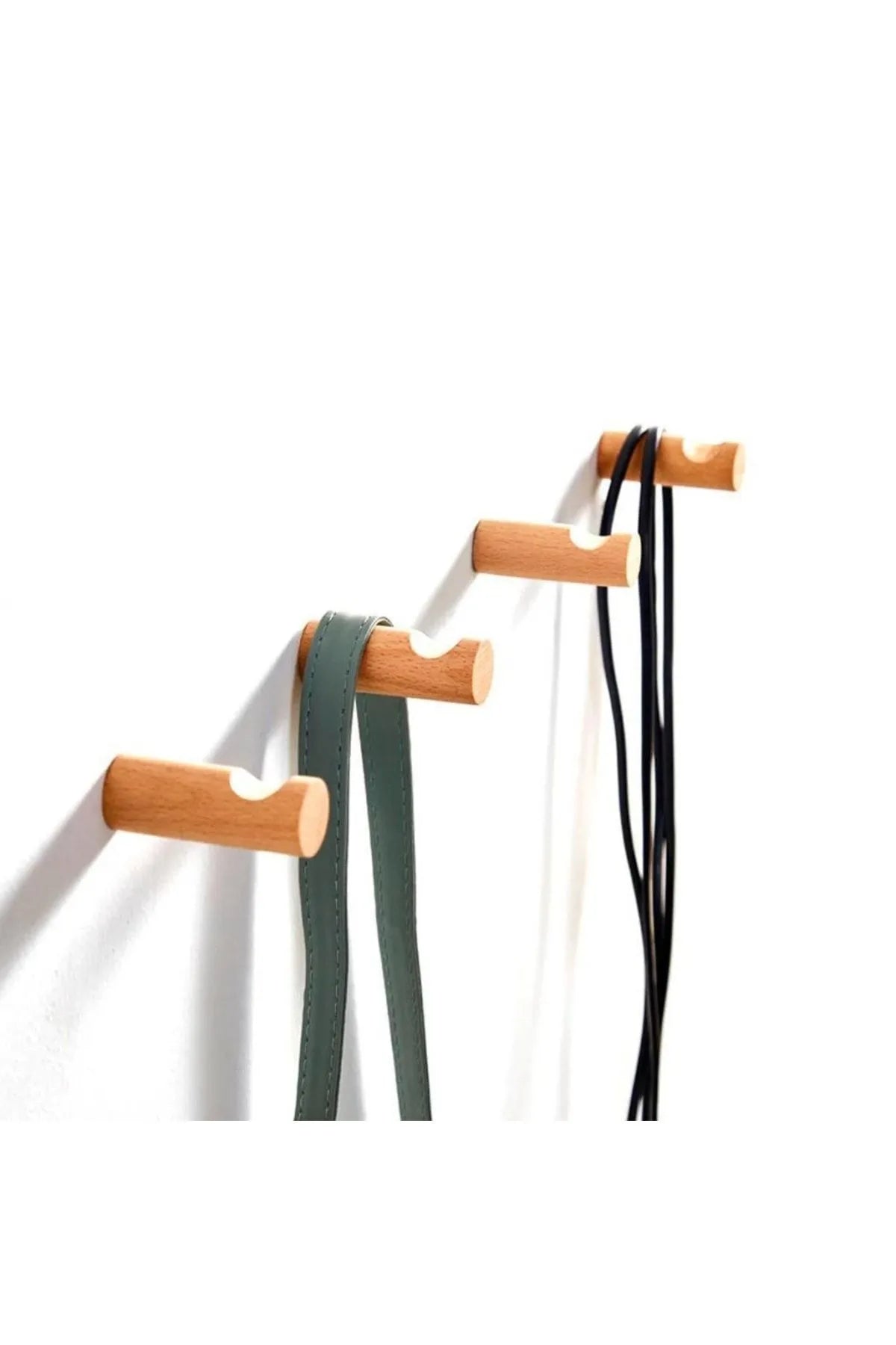 Ahşap Modern Duvar & Banyo Askılık Dekoratif Askı