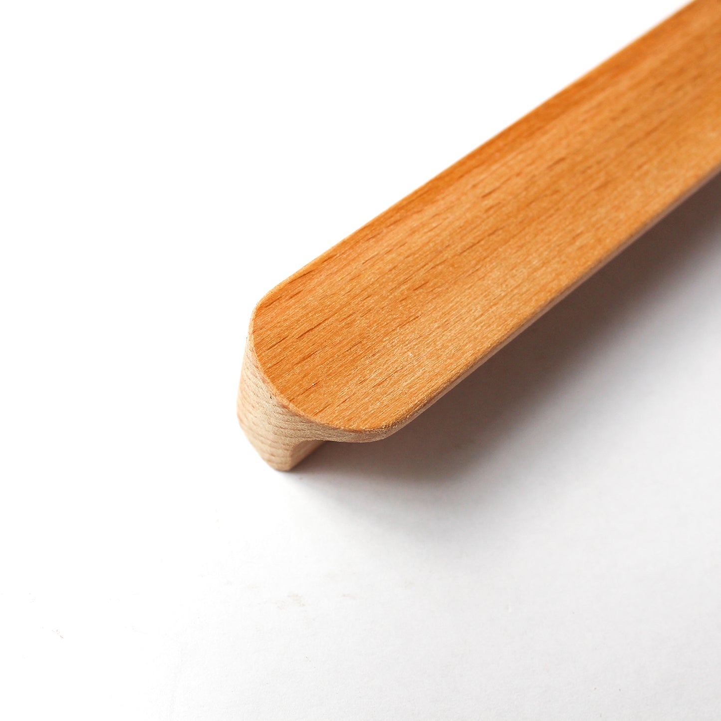 Curved Ahşap Kulp Çekmece Kulpu Modern Dolap Kolu Mobilya Kulp
