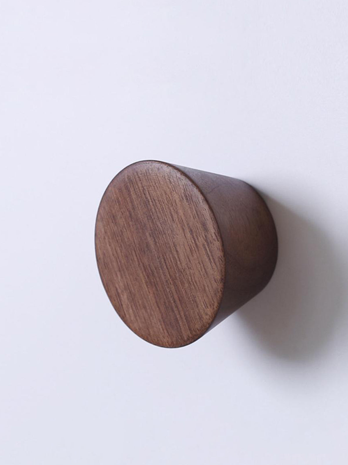 Ahşap Koni Duvar Askılık Modern Iskandinav Stili Konik Portmanto Askı