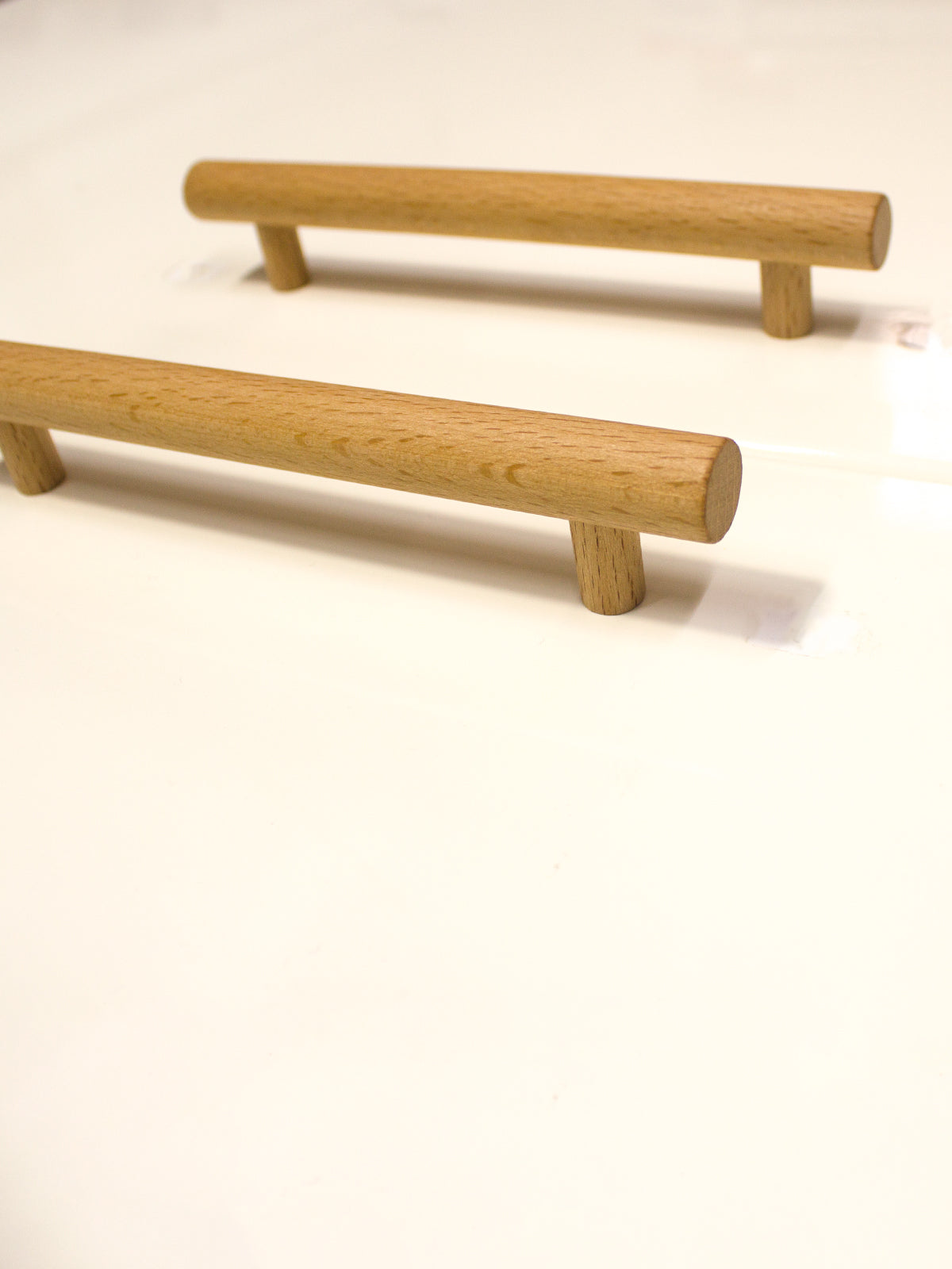 Roll Ahşap Kulp Çekmece Kulpu Modern Dolap Kolu Mobilya Kulp