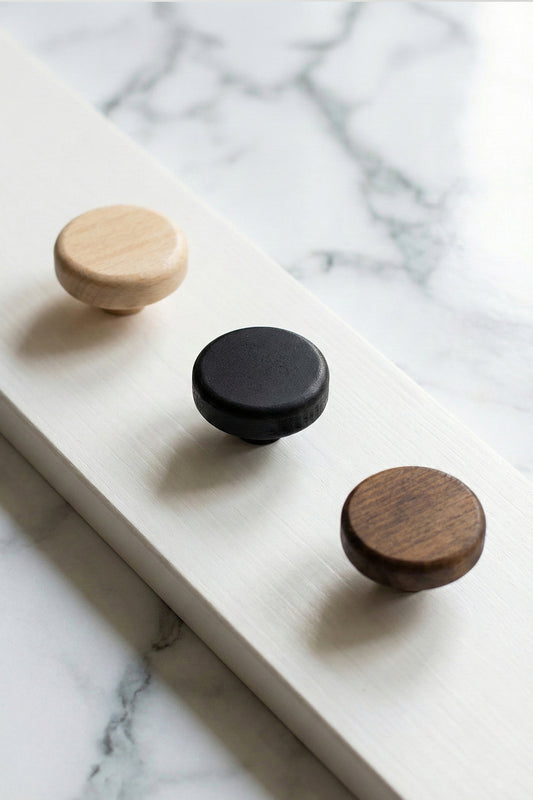 Yuvarlak Daire Şekilli Ahşap Kulp Çocuk Bebek Odası Mobilya Kulpu Dolap Çekmece Düğme Kulp